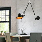 Metal Arms Adjustable Industrial Wall Lights - Clowas